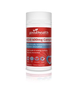 Products: Co-Q10 400mg Complex 30/60 caps - Go For Health