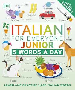 Books: Italian for Everyone Junior 5 Words a Day