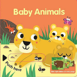 Board Books: Push and Pull Baby Animals Board