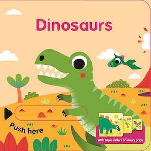 Board Books: Push and Pull Dinosaurs Board