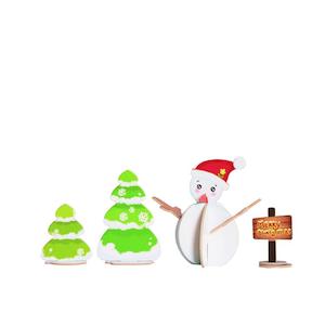 50 Off Sale: Robotime Christmas Snowman Wooden Puzzle 13pcs