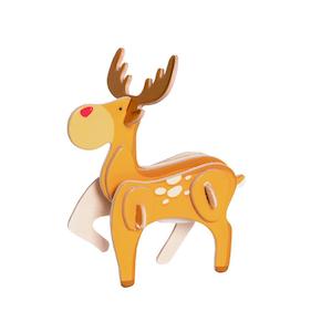 50 Off Sale: Robotime Christmas Reindeer Wooden Puzzle 12pcs