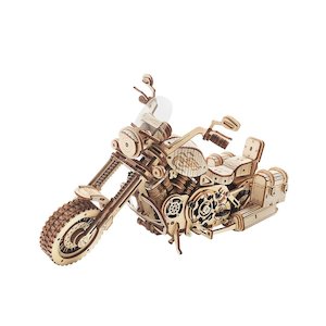 Rokr: Robotime ROKR 3D Wooden Puzzle Cruiser Motorcycle