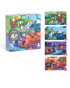 Mideer 4 In 1 Puzzle Fairy Tales
