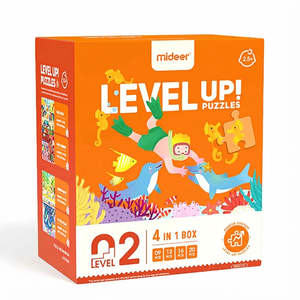 Mideer Level Up! Puzzles Level 2 Living Scenes