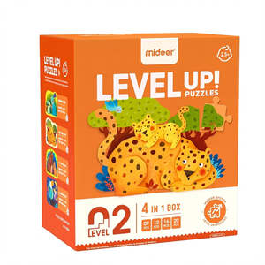 Mideer Level Up! Puzzles Level 2 Animal Families