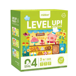 Mideer Level Up! Puzzles Level 4 Fable Town