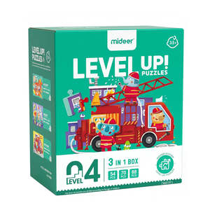 Mideer Level Up! Puzzles Level 4 Transportation