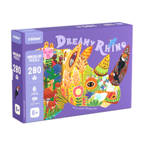 Generaltoys: Mideer Dreamy Rhino Irregular Puzzle – 280 Pieces