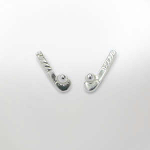 Accessories: Earrings Stud Stick and Ball - SS