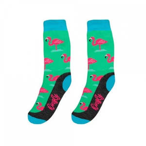 Fun Socks Crew Flamingo