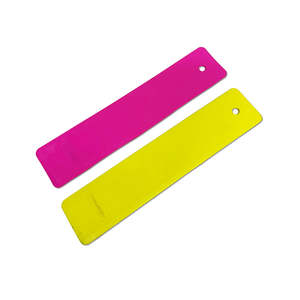 Flat Rubber Marker Rectangle - 12 Pack