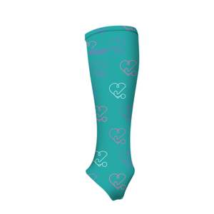 Inner Socks Hearts Teal