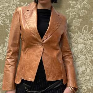 Sale: Felix Leather Blazer Size 6-8