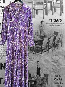 N Z Made: Pat Paisley Dress Size 8
