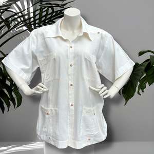 Menswear: Cooper Vintage Linen Shirt Size XL