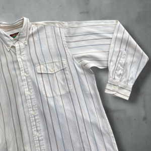 Jules Stripe Button Up Shirt Size L