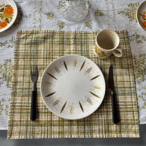 All: Brooklyn Rectangular Placemat /Napkins Set x5