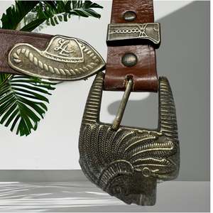 Accessories: Ira Leather Belt Size 8-10