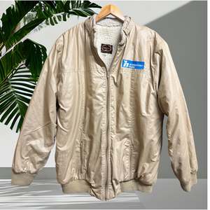All: Toshac Shearling Retro Lined Bomber Jacket Size L
