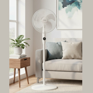 Whisper Quiet: 40cm Whisper Quiet Pedestal Fan