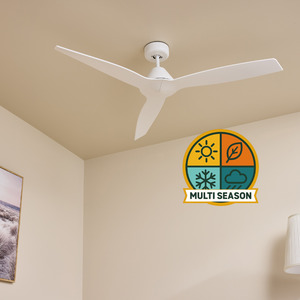132cm DC Ceiling Fan - Matte White