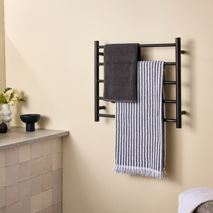 Straight Round Towel Warmer 5 Bar Ladder