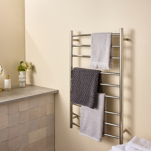 Curved Round Towel Warmer 9 Bar Ladder