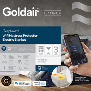 Wifi Electric Blankets: Mattress Protector with Wifi - Queen