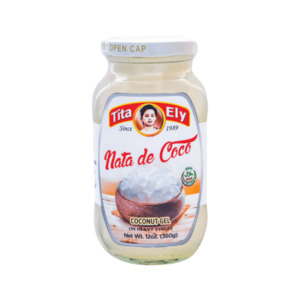 Baking Dessert Ingredients: Tita Ely Nata De Coco Coconut Gel White 340g