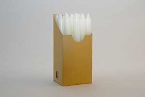 Products: Household Candles 240mm box 20 - Golden Glow Candles