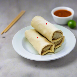 Spring Rolls: Chicken Curry & Rice Roll