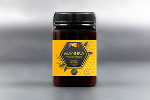 VINTAGE GOLDEN MANUKA HONEY MGO 144+ Golden Treasures Honey