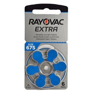 Rayovac Hearing Aid Batteries size 675