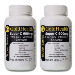 Ingredients A Z: Twin Pack - Super C 600 Chewable Vitamin C