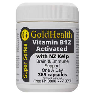 Stress: Activated Vitamin B12 with NZ Kelp