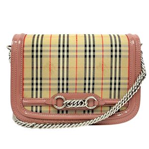 Burberry Patent 2019 1983 Check Link Bag