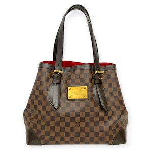 Designer Bags: Louis Vuitton Damier Ebene Hampstead Shoulder Bag