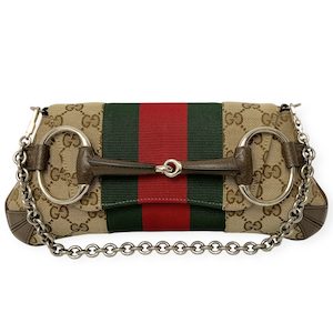Gucci GG Small Horsebit Chain Shoulder Bag