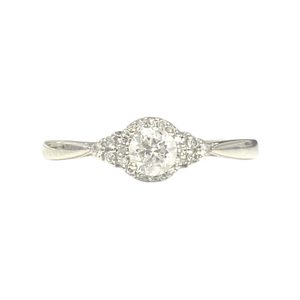Products: Diamond 0.33ct Ring In 9K White Gold