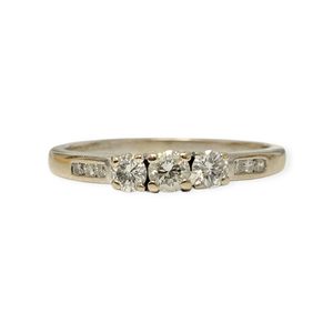 Diamond 0.25ct Ring in 9K White Gold