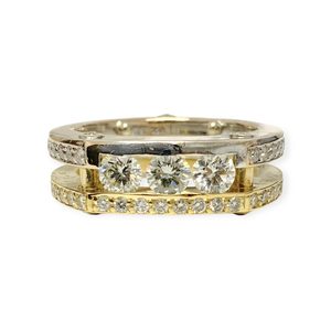 Products: Diamond 1.53ct Ring in 18K Yellow and White Gold