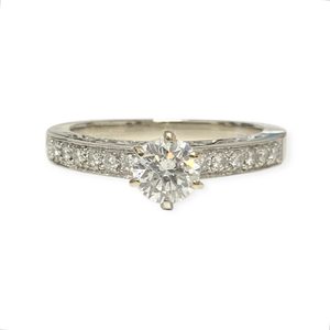 Diamond 0.64ct Ring in 18K White Gold