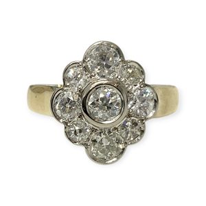 Products: Diamond 2.00ct Ring in 18K White and Yellow Gold