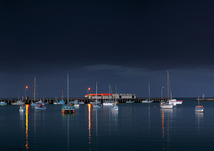 Oamaru Harbour Nightfall II – GoldingArts