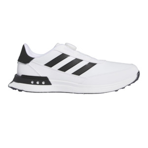 Golf Shoes: Adidas S2G BOA 24 Spikeless Men's Golf Shoes | Cloud White/Core Black/Cloud White