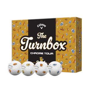 Golf Balls: Callaway 2025 Chrome Tour Turnbox Golf Balls
