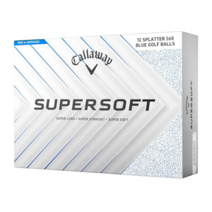 Golf Balls: Callaway 2025 Supersoft Splatter Golf Ball