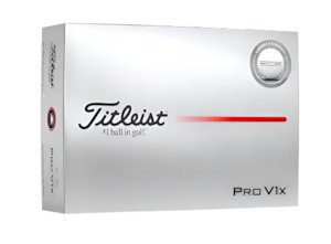 Titleist 2025 Pro V1x Enhanced Alignment Golf Balls