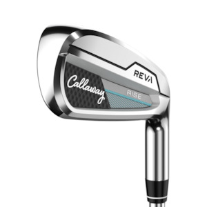 Golf Irons: Callaway 2025 REVA Rise Women's Irons Set (6 – PW + SW + AW)